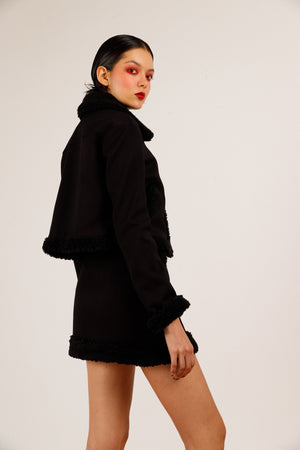 Sheepskin jacket