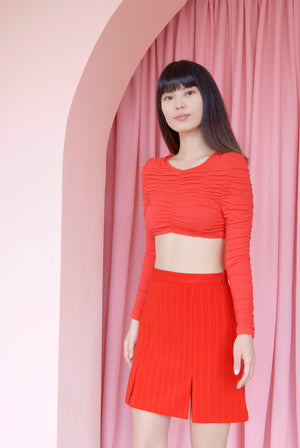 Pink crop top