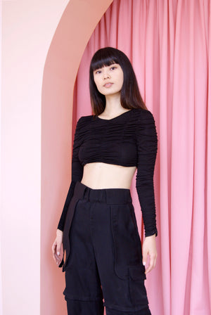 Pink crop top