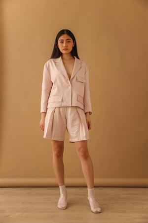 Cropped suit