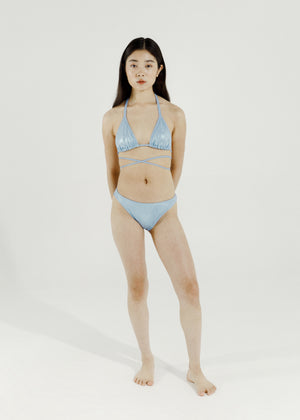 Blue bikini